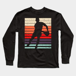 Retro Rugby Vintage 70s Team Nostalgia Long Sleeve T-Shirt